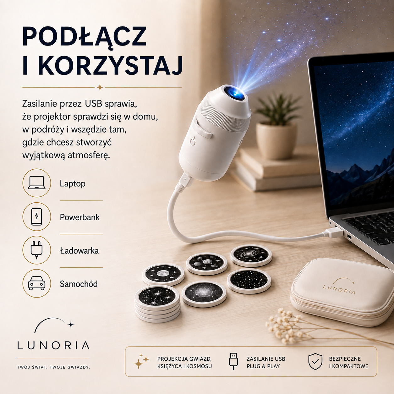 Lunoria — Projektor Gwiazd i Galaktyki